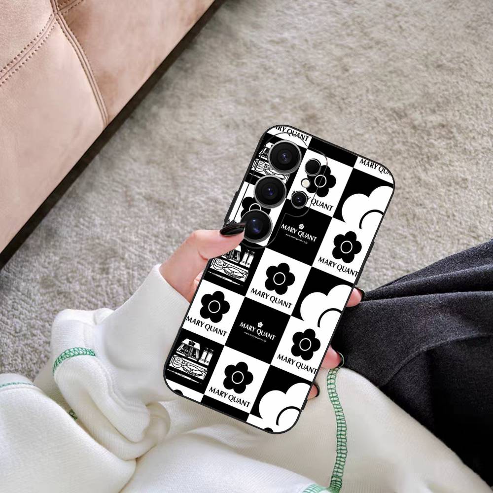 Fashion M-Mary-Q-Quants Phone Case For Samsung S 20 21 22 23 lite plus ultra Clear Mobile Cover Funda