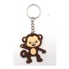 Jungle Animal Cartoon Keychain - Cute PVC Epoxy Pendant for Car Keys
