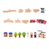 Diy Wooden Belt Tunnel Track Set Compatible with All Brands of Railway Road Accessories Assembly Toys for Children Gifts PD65 St Practical Use