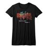 Final Fight Arcade Black Junior Women's T-Shirt