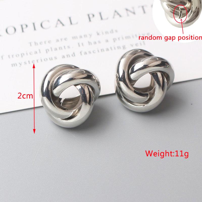 Boucles d'oreilles pendantes torsadées en métal pour femmes, couleur or, alliage enveloppé, déclaration géométrique irrégulière, oreille féminine, zircon, pendientes mujer