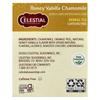 Herbal Tea, Honey Vanilla Chamomile, Caffeine Free, 20 Tea Bags, 1.7 oz (47 g)