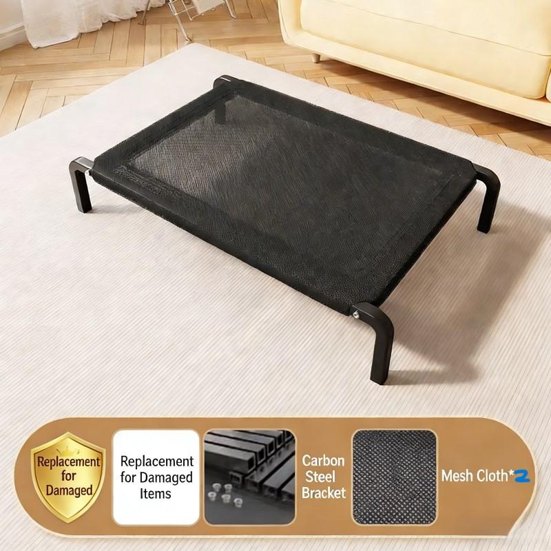 Elevated Dog Bed, All Season Pet Cot, Moisture-Proof, for Large & Small Dogs, Pet Sleeping Mat