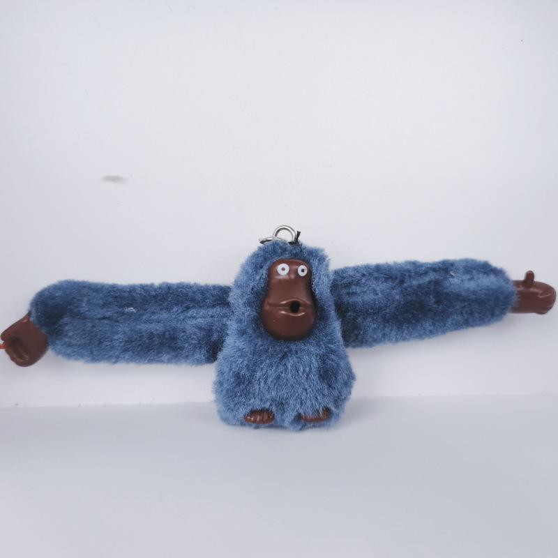 Cute Long-Tailed Monkey Key Chain Cartoon Cute Monkey Keychain Plush Toy Doll Bag Accessories Gift For Children