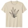 Minimalist Plant Leaf Design TShirt Botanical Nature Birthday Gift