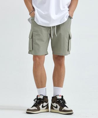 AT THE MOMENT Daily Cargo Shorts (Khaki Gray)