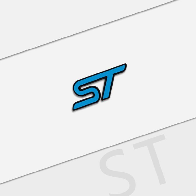 Авто Металл ST Надпись 3D Значок Наклейки На Руль Автомобиля Наклейка Для Ford STLINE Fiesta Ecosport Mondeo Fusion Focus Kuga 1