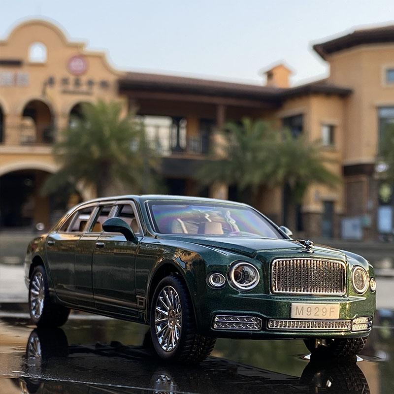 1:24 Mulsanne Slitina Model Auta Hračka Kovový Odlitek Modely Vozidel Zvuk Světlo Zatáhni Zpět Sběratelská Auta Hračky Dárek Pro Miminka Děti