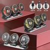 Car Fan 360° Adjustable 3 Head Air Fan Automotive Electric Fan USB/12V/24V Fan 2 Speeds Car Silent Fan For Home Desk Office&Car