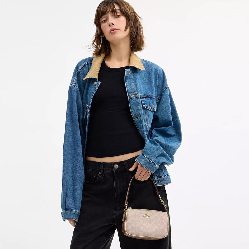 COACH Nolita 19 Classic Signature Shoulder Bag