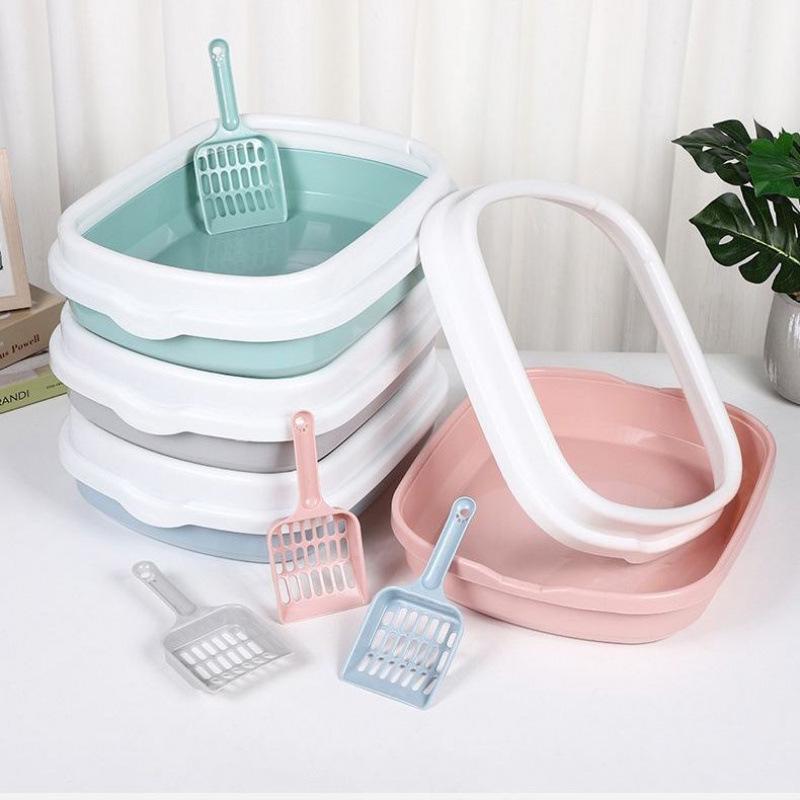 Extra Large Anti-Splash Cat Litter Box with Deodorizer