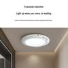 Wireless LED Ceiling Light with Motion Sensor & Remote, USB Rechargeable for Hallway, Cloakroom, or Balcony.