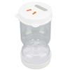 Gurkenglas 50oz Oliven Sanduhrglas Auslaufsicheres Gurkensaft Trennglas Gurken Flip Glas für Gewürzgurke Jalapeno Trocken Nass Trenner