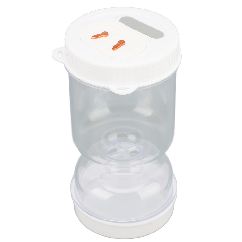 Gurkenglas 50oz Oliven Sanduhrglas Auslaufsicheres Gurkensaft Trennglas Gurken Flip Glas für Gewürzgurke Jalapeno Trocken Nass Trenner