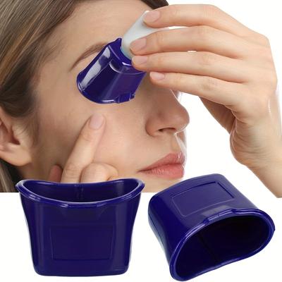 Augentropfen-Hilfsadapter - Wiederverwendbarer Silikontropfer mit ergonomischem Griff | Passt auf 99 % der Standard-Augentropfenflaschen, Verhindert Verschwendung & Gewährleistet Genauigkeit