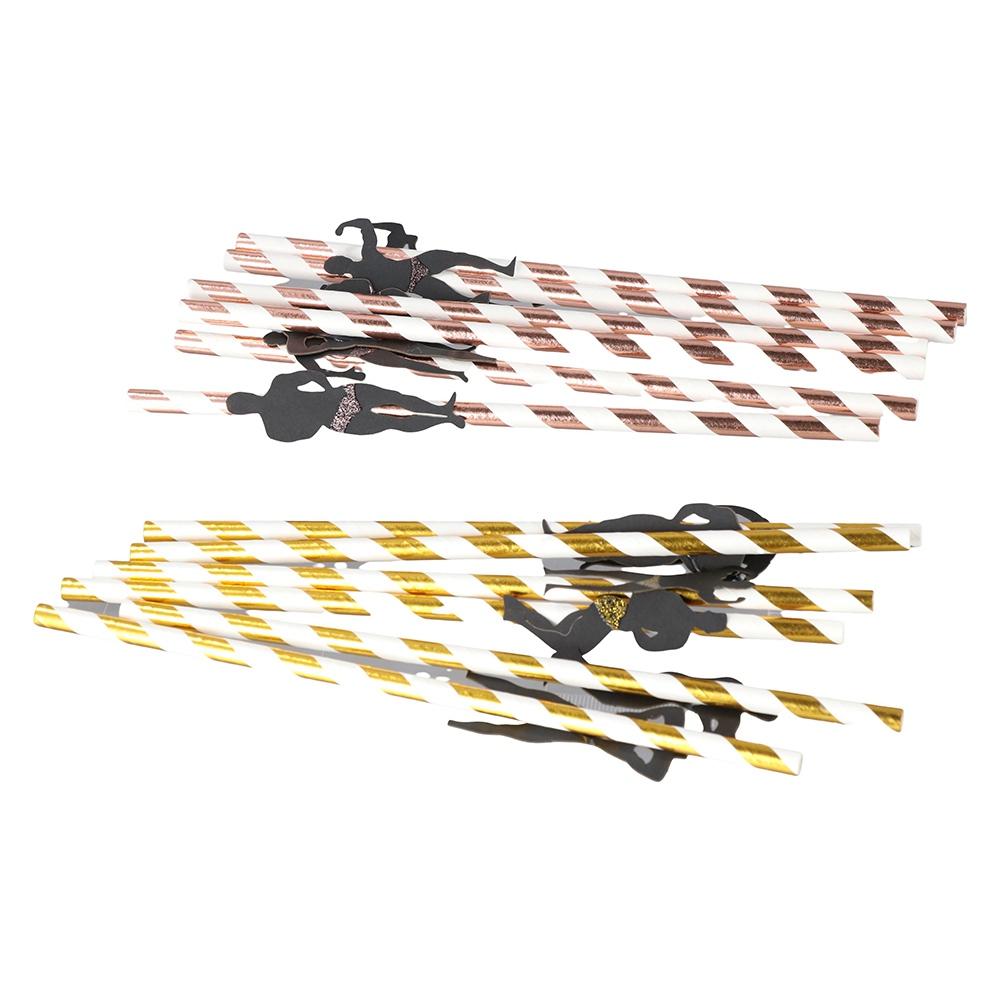 Male for Bachelorette Party Party Supplies Drinking Accessories Disposable Straws Paper Straws