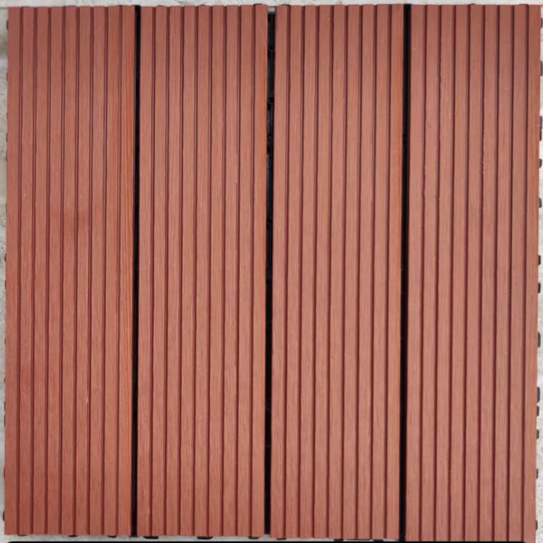 Outdoor Composite Wood-Plastic Flooring: Durable, Anti-Corrosion, Self-Laying for Patio, Balcony, or Terrace