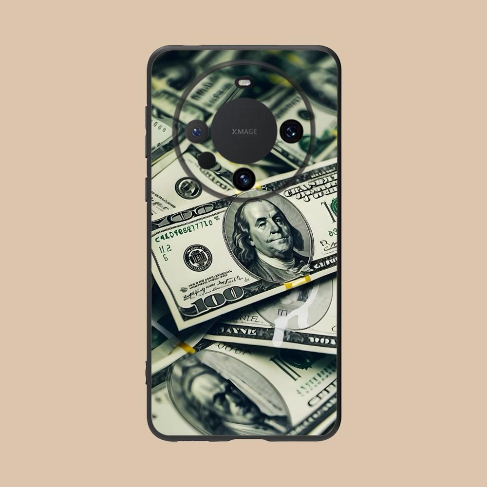 USD Dollar Matte TPU Mobile Phone Case for Huawei Mate 60 50 40 30 20 10 Pro Plus Lite E 5G Colorful Printing Cover