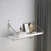 Wood Floating Shelf 30/40/50cm Wall Bookshelf Versatile Wall Storage Rack  Bathroom Room