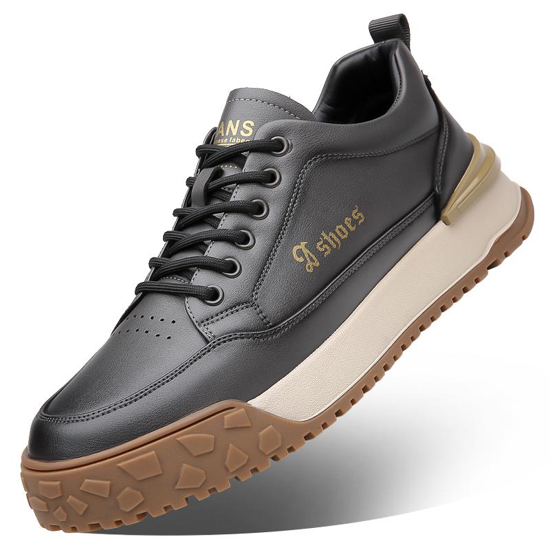 

Мужская обувь, дизайнерские кроссовки, новые высококачественные кожаные туфли на плоской подошве, удобная повседневная обувь для отдыха на открытом воздухе, обувь для скейтбординга, мужская повседневная обувь 44 серый