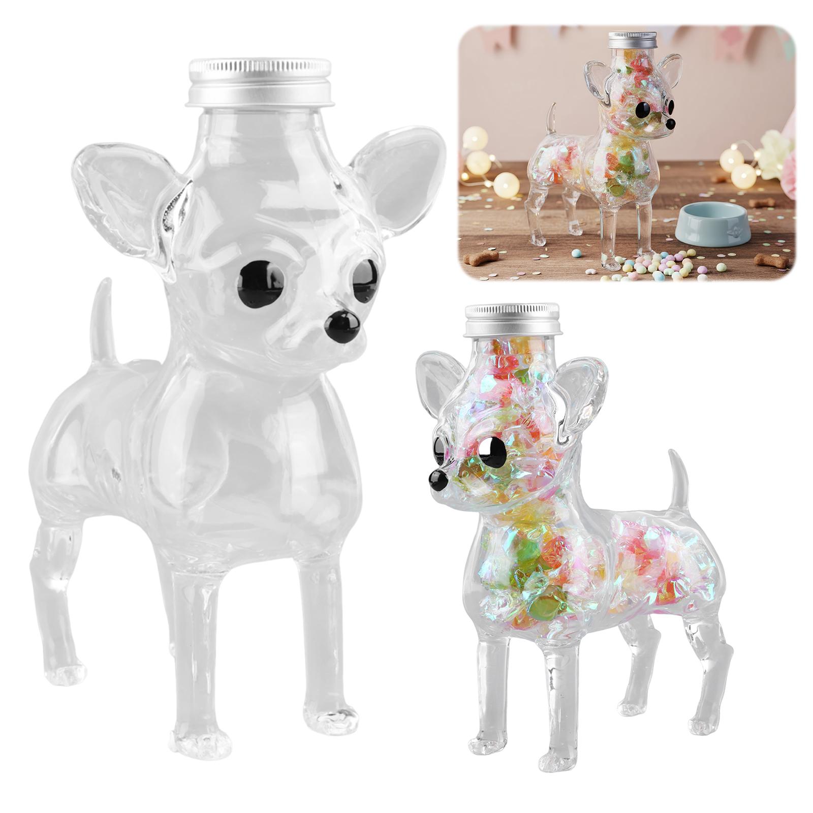 

Adorable Dog Shaped Glass Candy Jars with Lid Dog Themed Airtight Glass Snacks Jar for Candy Cookies Coffee Pods Or Pet Treats China Mainland