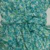 Summer Women's Floral Print Casual Long Dress V-Neck Short Sleeve Elegant Office Female Beach Party Maxi Dresses Robe