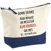 Makeup Bag - PLANETEE - Jean-Charles It Doesn't Exist - Large Size - Cotton - HD Printing France