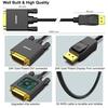 BENFEI 3m DisplayPort To DVI Cable DisplayPort To DVI Adapter Male To Male Gold Plated Cord Cable for Lenovo, Dell, HP and Other Brands