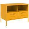 VidaXL TV Cabinet, Television Stand with Legs, TV Stand with Storage Living Room, Mustard Yellow 843048