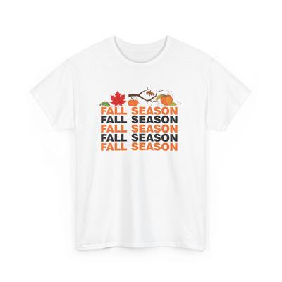 Fall Aesthetic T-shirt Tops Tees Unisex | Autumn Leaves Pumpkin Spice Tee | Fall Season Shirt
