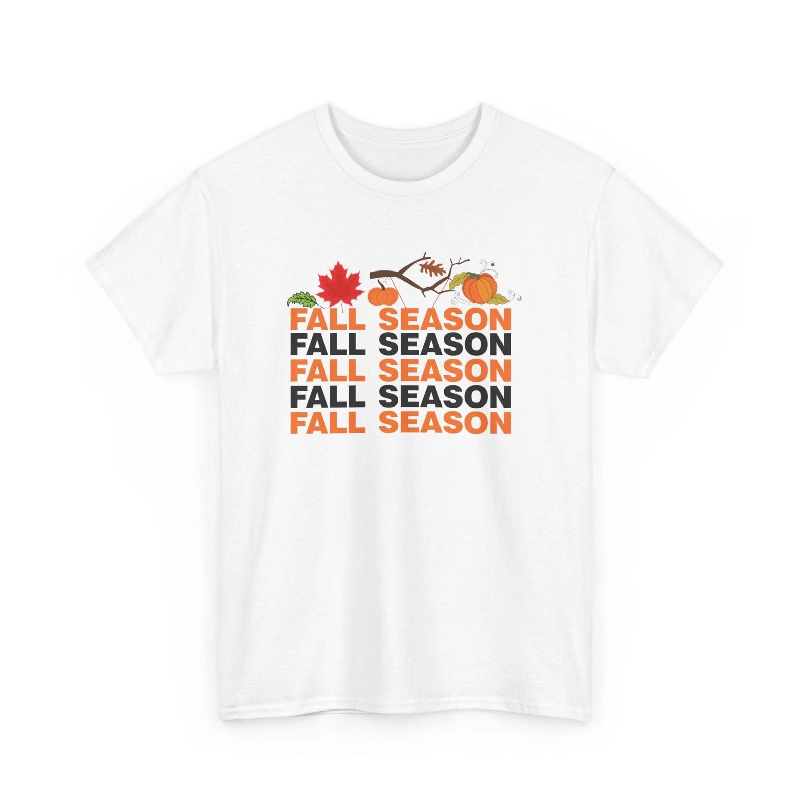 Fall Aesthetic T-Shirt | Autumn Leaves Pumpkin Spice Tee | fall season Shirt S