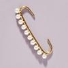 Trendy Alloy Pearl Clip Earrings Modern And Simple Earrings Women For