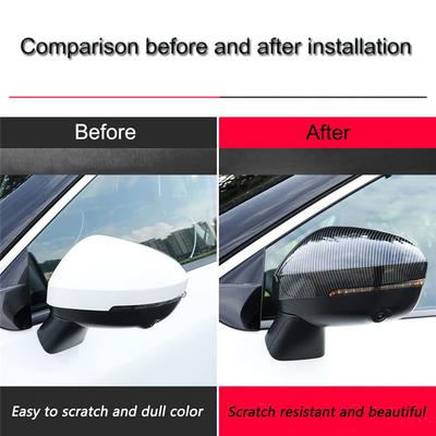 For Nissan Rogue - Qashqai J12  2024 Car Rearview Mirror Cover Door Side Mirror Cover Trim, With Turn Signal