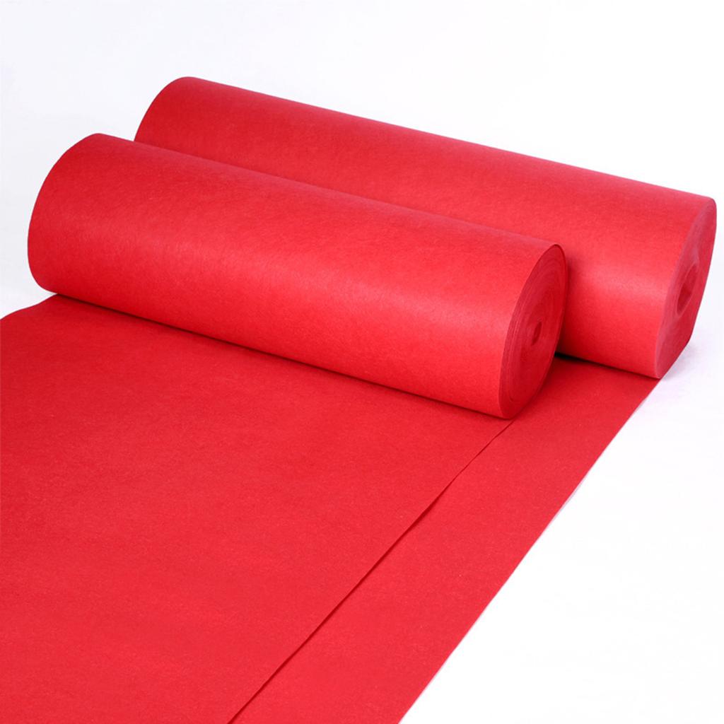 Red Carpet Runner Red Aisle Runner Portable 1.2 Meter Wide Wedding Carpet for Indoor Outdoor Banquet Hallway Decorations