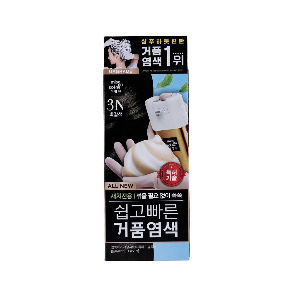 mise en scène All New Easy and Fast Foam Dye (3N Black Brown)