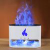 Flame Aroma Diffuser USB Electric Cool Mist Fogger with Night Light Portable Desktop Aromatherapy for Home Room Christmas Gift