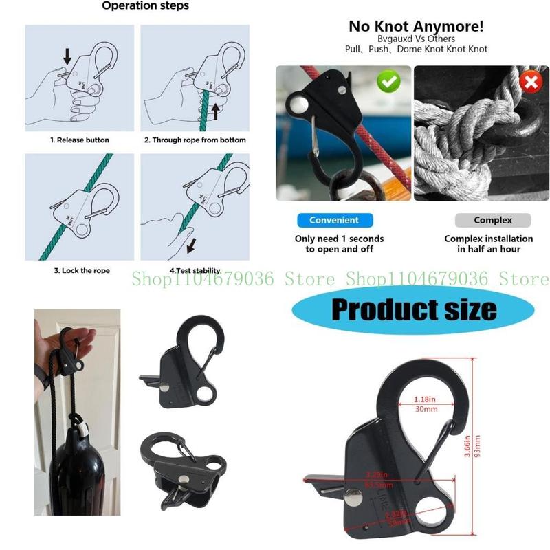 652F Boat Fastener Holder for Efficient Docking Anchoring Dockside Attachment