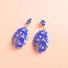 Suibian Retro Resin Printed European & American Earrings - Exquisite, Best-Selling Accessories