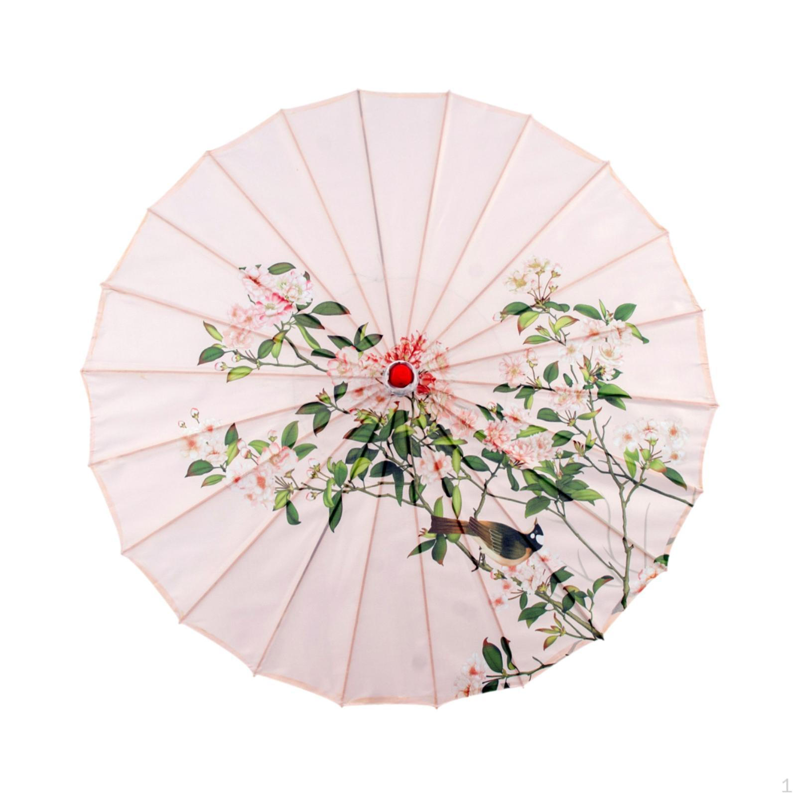 

Китайский зонтик из промасленной бумаги с цветочным узором, японский для вечеринок и косплея Style D