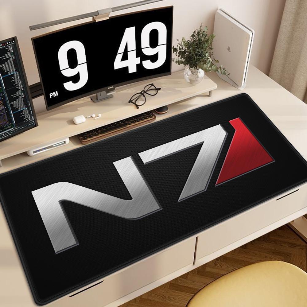 Mass Effect N Mouse Pad Large Gaming Mousepad Gamer Computer Office Mouse Mat XXL Carpet Keyboard Mat Desk Pad Laptop Mausepad