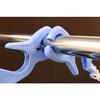 NK Bath Towel Hanger, Holds 5 Towels (Includes 10 Towel Clips), Light Blue