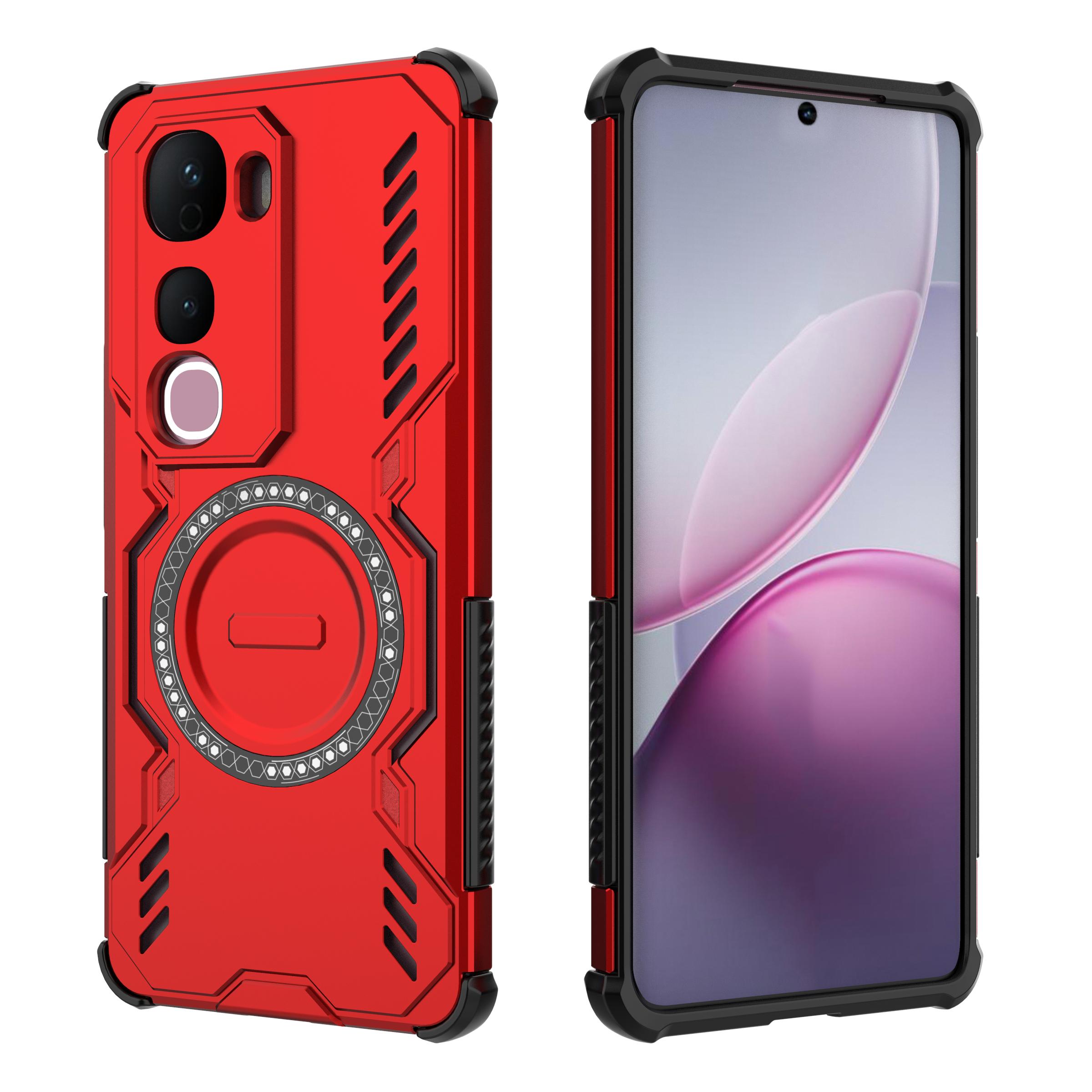 

For vivo Y400 Pro 5G TPU Case Phone Armor Bumper For vivo Y400 Pro 5G Heat dissipation Phone case Cover For vivo Y400 Pro 5G vivo Y400 Pro 5G красный