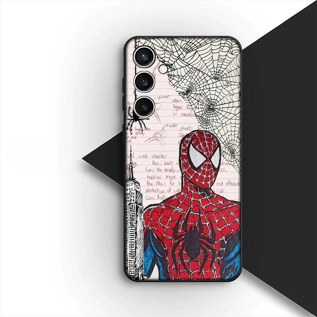 Phone Cover for Motorola Moto G22 G23 G32 G53 G60 G72 G64 G20 G8 G9 Plus Power E13 E20 E32 Case Spiderman Marve Spider Man