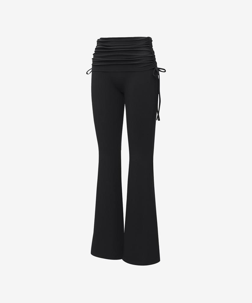 GRANDE LINE Elflex Rib Shirring Overlayered Bootcut Pants Ss Ver.