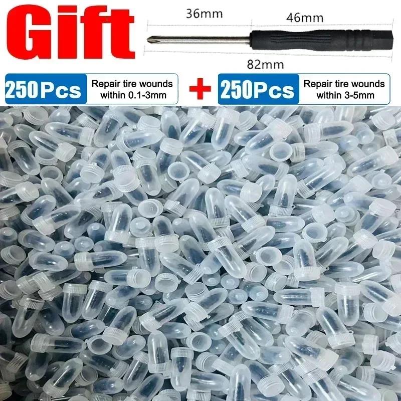 5/100pcs Tire Puncture Repair Nails for Car Motorcycle Scooter Bike Vacuum Tyre Repairing Rubber Metal Nail Set Car Accessories