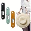 1 Stück Hutclip zum Reisen zum Aufhängen an Tasche, Handtasche, Rucksack, Gepäck für Erwachsene, Outdoor-Reise-, Strandzubehör