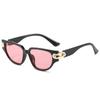 Triangular Cat Eye High-End Pearl Sunglasses, Plain Sunglasses, Women'S Trendy Glasses