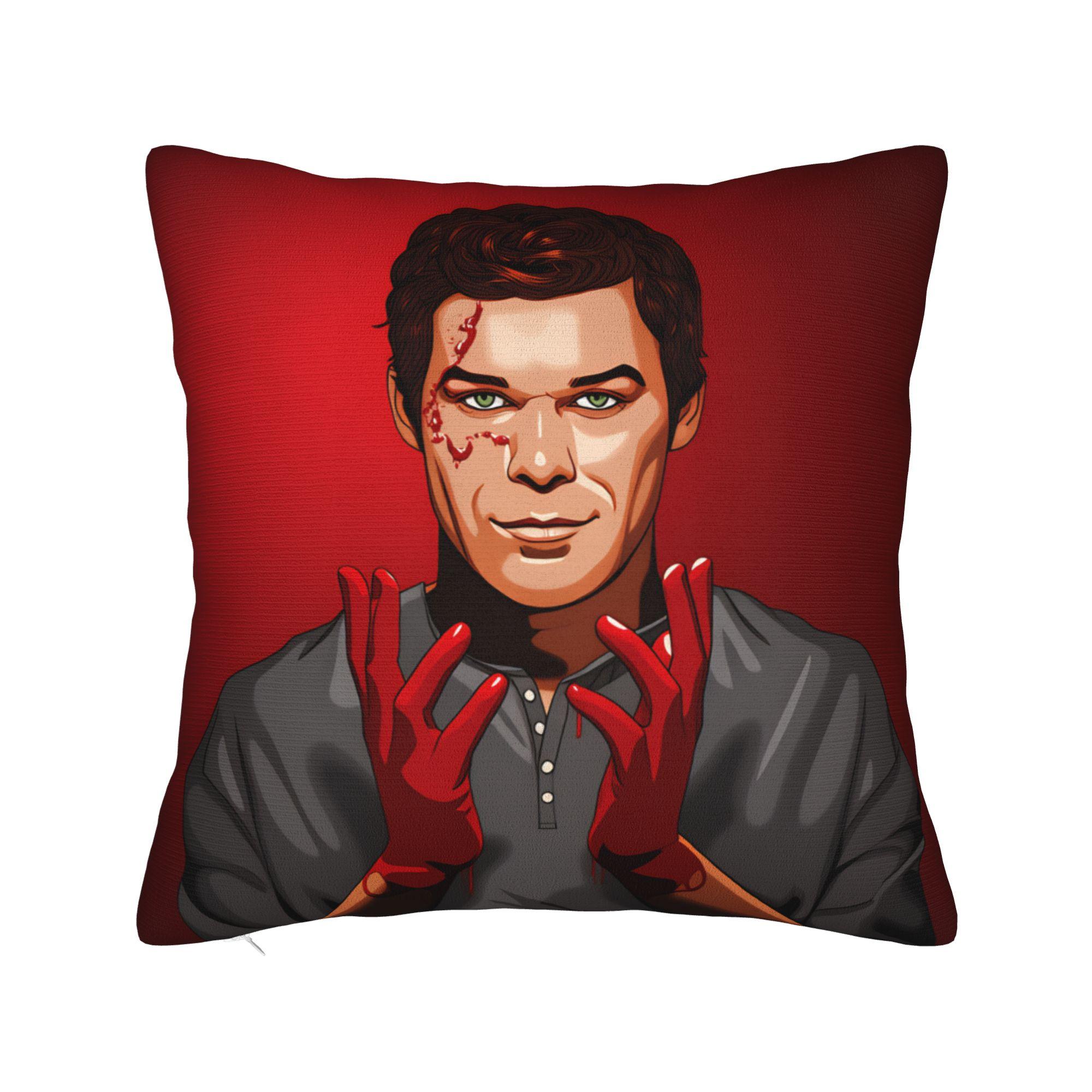 Наволочка D-Dexter Morgan Дизайн Наволочка Для Гостиной Кровати Стула Милые Забавные Наволочки 40x40cm