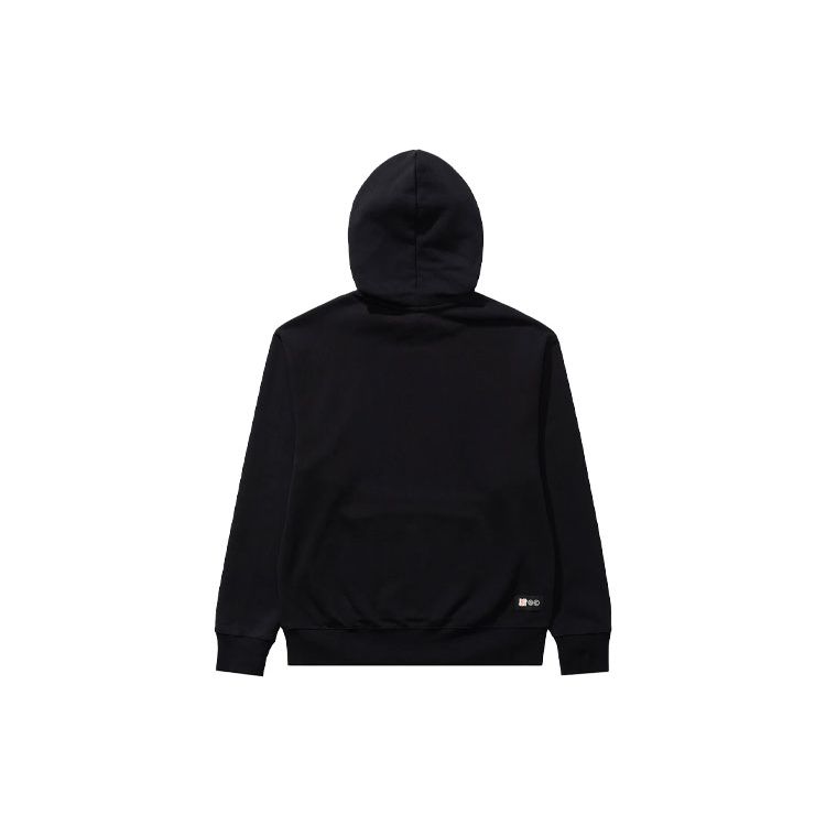 Undefeated X Jordan Brand Capsule Collection Logo Print Hoodie With Drawstring Men Hoodie Black DX4300-010