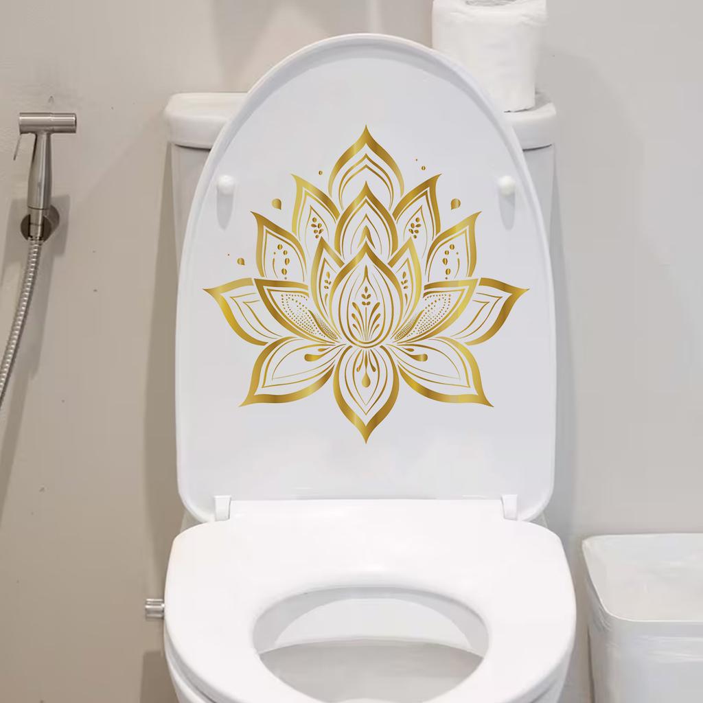 Luxury-lite Toilet Sticker for Bathroom Toilet Cover Decoration - Remove The Sticker